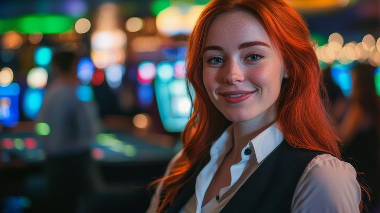 Meja Texas Hold'em Bonus di studio live mauslot88 dengan dealer profesional dan kartu yang terlihat jelas